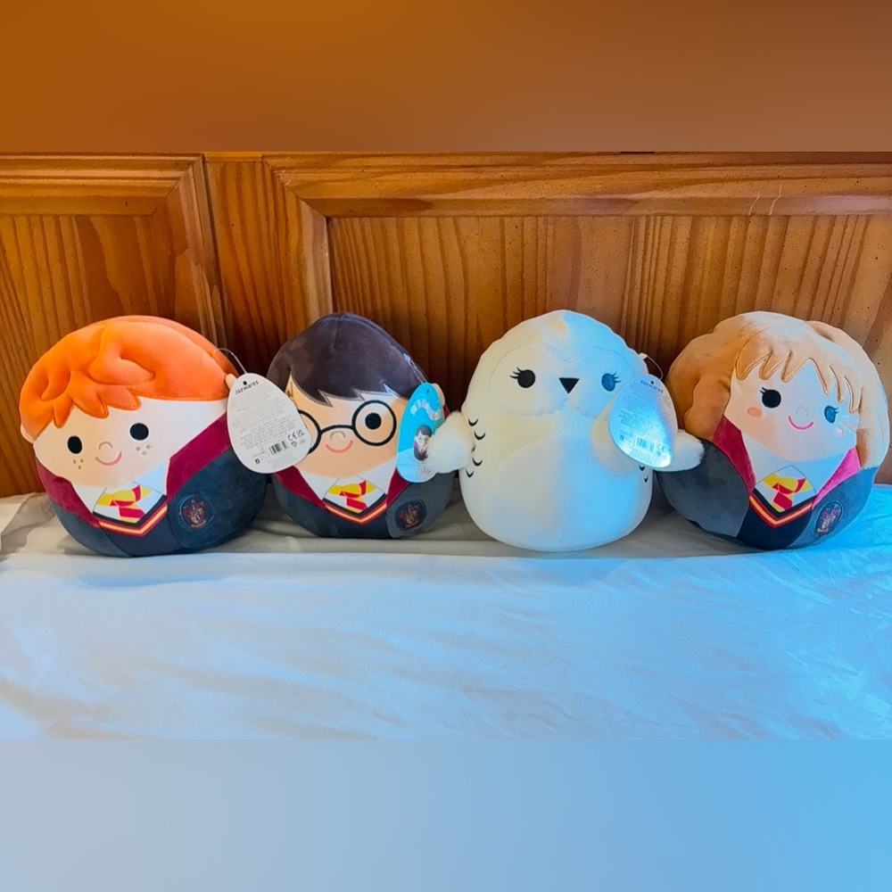 Harry Potter Squishmellow Set of four. Larger size. New with tags